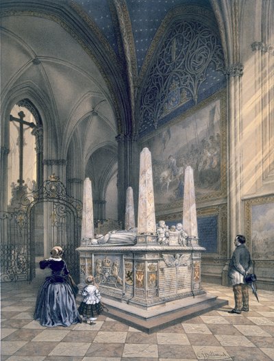 Tomb of Gustav I in Uppsala Cathedral, c. 1853-64 by Karl Johann Billmark