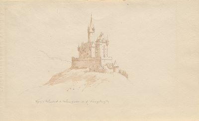 Schloss Windeck b. Weinhelm a. d. Bergstrasse by Karl Julius Von Leypold