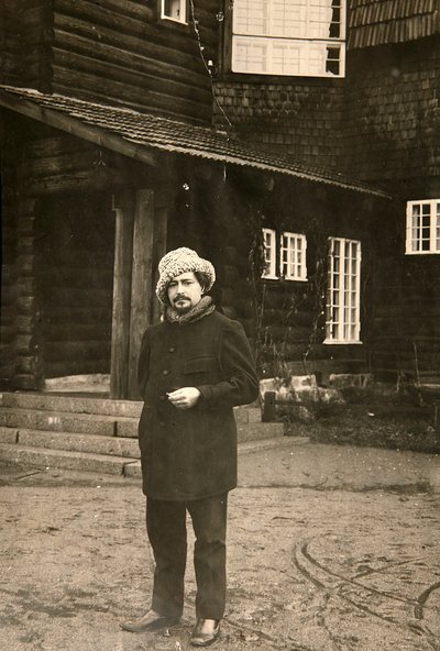 Russian Author Leonid Andreyev at His House in Vammelsuu Serovo by Karl Karlovich Bulla