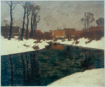 Winter Day in Rheinhessen by Karl Kustner
