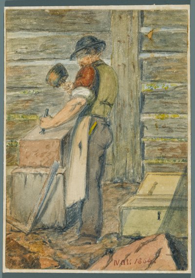 Stone Worker by Karl L.H. Mueller