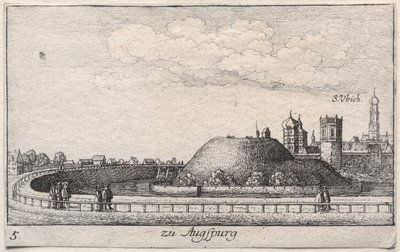 Amoenissimae aliquot locorvm...: Plate 5, Augsburg by Karl Ludwig Bernhard Buchhorn