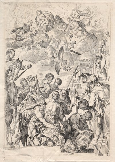 St. George Preparing for His Martyrdom by Karl Ludwig Bernhard Buchhorn
