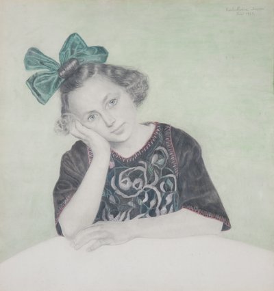 Portrait of a Girl by Karl Mediz