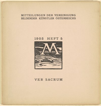Ver Sacrum [6th year, issue 5, March 1903] by Karl Muller