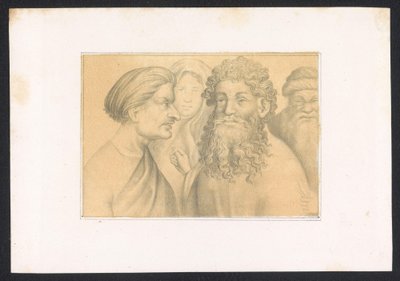 Three Men and a Young Woman by Karl Palzow