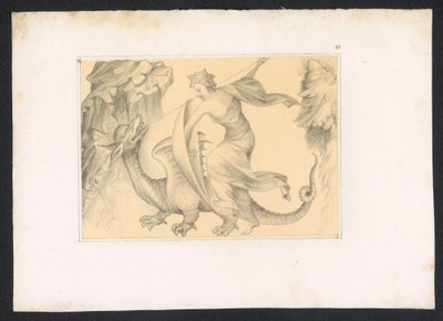 Battle Between Dragon and Woman by Karl Palzow