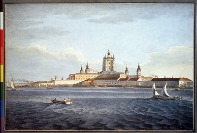 The Smolny Convent in Saint Petersburg by Karl Pavlovich Beggrov