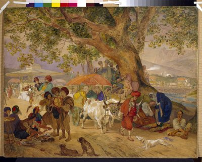 Sweet Water Springs Near Constantinople by Karl Pavlovich Bryullov