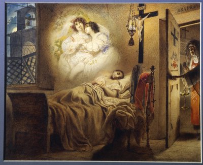 Nightmare of a Nun by Karl Pavlovich Bryullov