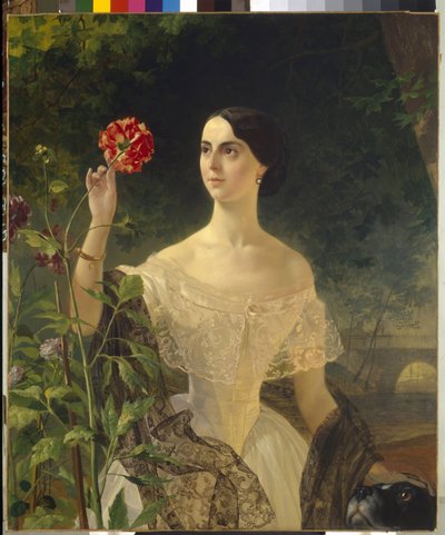 Portrait of Countess Sophia Bobrinskaya by Karl Pavlovich Bryullov