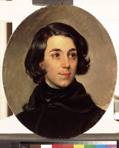 Portrait of the Russian Architect Ippolit Monighetti (1819-1878) by Karl Pavlovich Bryullov