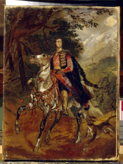 Portrait of Count Anatole Nikolaievich Demidov, First Prince of San Donato by Karl Pavlovich Bryullov