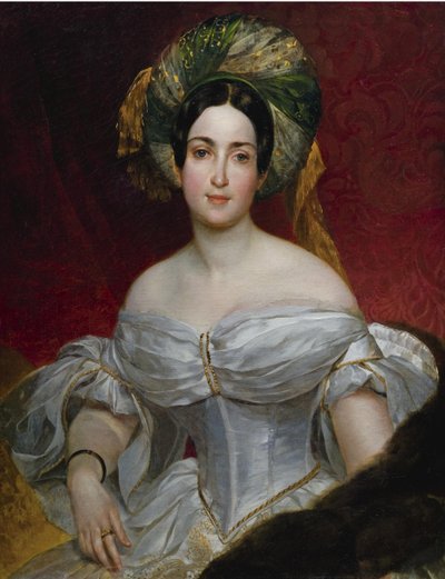 Portrait of Baroness Aurora Charlotta Demidova, née Stjernvall by Karl Pavlovich Bryullov