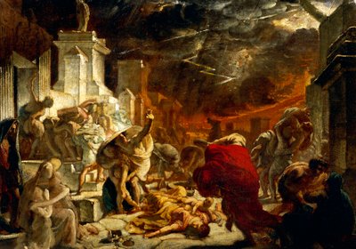 Last days of Pompeii, August 24th 79 AD by Karl Pavlovich Bryullov