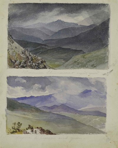 Path to Sinano After the Storm by Karl Pavlovich Bryullov