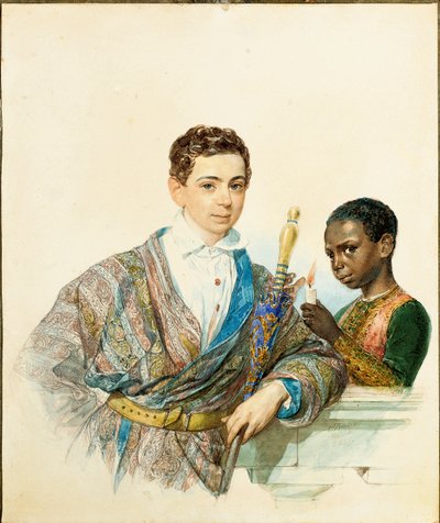 Portrait of Anatole Demidoff, Prince de San-Donato, 1829 by Karl Pavlovich Bryullov