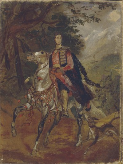Portrait of Count Anatole Nikolaievich Demidov, 1st Prince of San Donato by Karl Pavlovich Bryullov