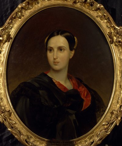 Portrait of Countess Olga Pavlovna Fersen Stroganova 1808-1837, c. 1837 by Karl Pavlovich Bryullov