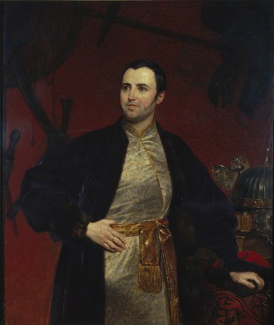 Portrait of Prince Mikhail Andreyevich Obolensky 1805-1873, 1846 by Karl Pavlovich Bryullov
