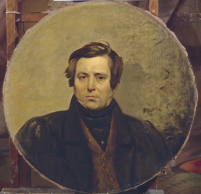 Portrait of the Author Vasily Ivanovich Orlov 1792-1860 by Karl Pavlovich Bryullov