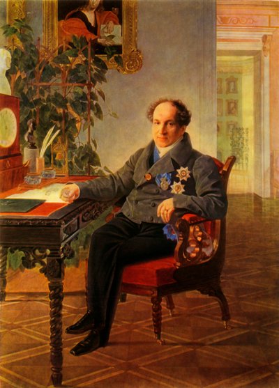 Portrait of the Statesman Alexandr Nikolayevich Golitsyn by Karl Pavlovich Bryullov