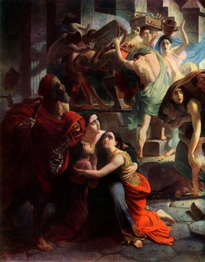 The Last Day of Pompeii (detail) by Karl Pavlovich Bryullov