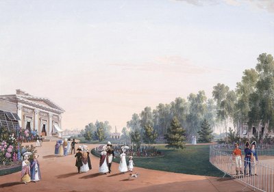 The View of the Park near the Yelagin Palace, 1823 by Karl Petrovich Beggrov