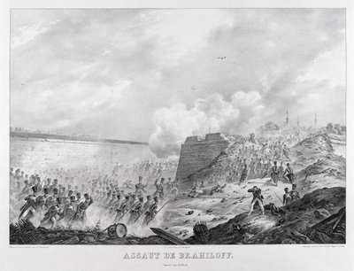 The Storming of the Brailov Fortress on June 15, 1828 by Karl Petrovich Beggrov