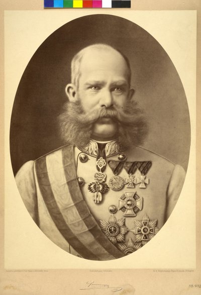 Emperor of Austria Franz Joseph I by Karl Ritter Von Kobierski