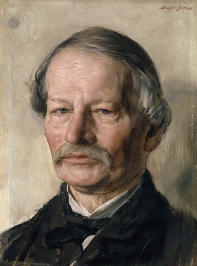 Portrait of Gustav Freytag, 1886 by Karl Stauffer Bern