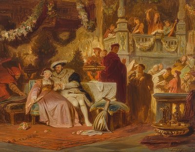 Henry VIII Courting Anne Boleyn at the Ball of Cardinal Wolsey by Karl Theodor von Piloty