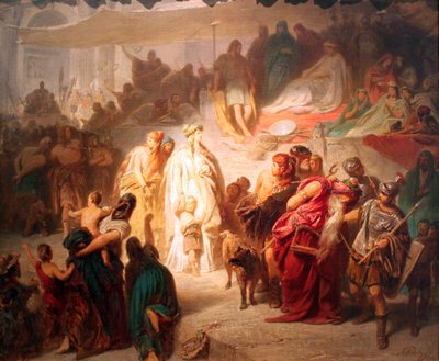 Thusnelda in the Triumph of Germanicus by Karl Theodor von Piloty