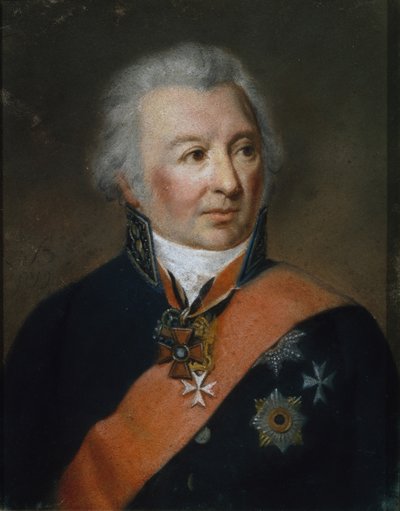Portrait of Alexander Alexandrovich Sablukov 1749-1828, 1819 by Karl Wilhelm Bardou