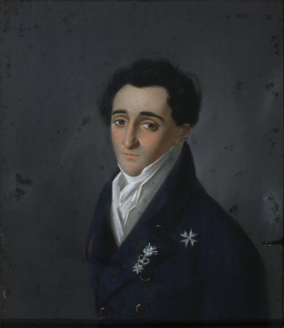 Portrait of Christofor Ekimovich Abamelik-Lazarev by Karl Wilhelm Bardou