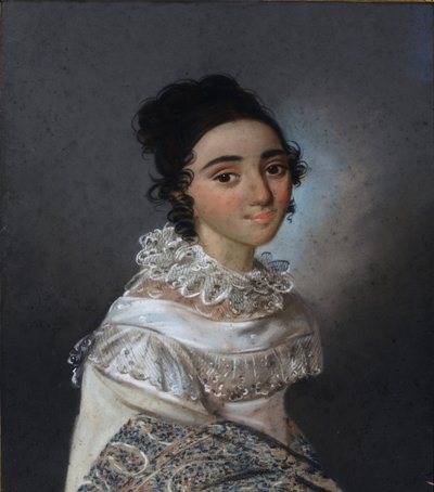Portrait of Yekaterina Emmanuilovna Abamelik-Lazareva, née Manuk-Bey, 1820 by Karl Wilhelm Bardou