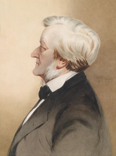 Portrait of the composer Richard Wagner 1813-1883, c. 1913 by Karl Wilhelm Diefenbach