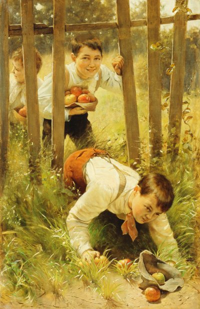 Stealing Apples by Karl Witkowski