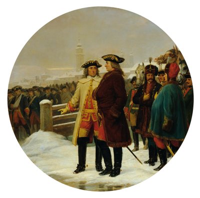The Capitulation of Linz 1742 by Karl von Blaas