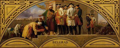 The Surrender of Belgrade 1789 by Karl von Blaas