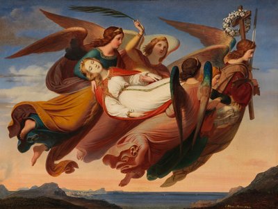 The Miraculous Translation of the Body of Saint Catherine of Alexandria to Sinai by Karl von Blaas