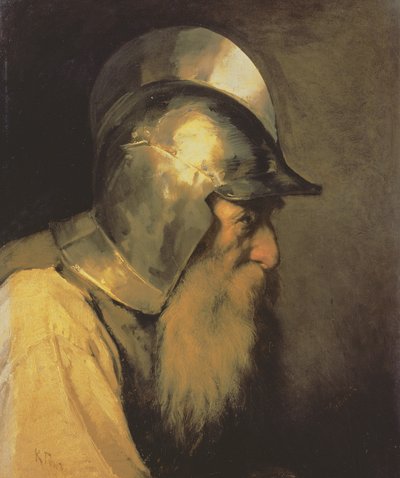 An Old Warrior of the Time of the Huguenots, 1870 by Karlis Fridikh Huns