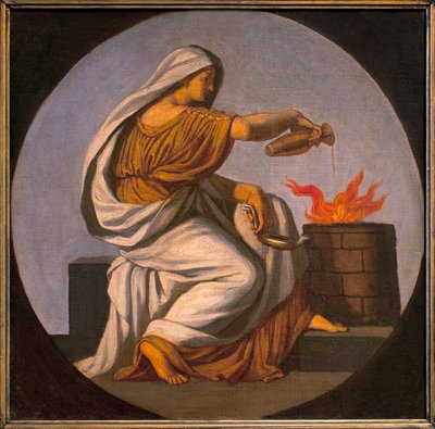 Allegory of fire by Károly Lotz