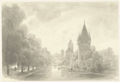 City Wall with Towers by Kasparus Karsen (possibly)