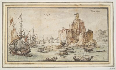 Harbor Scene by Kasper van Eyck