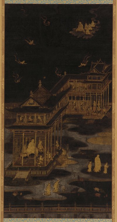 Paradise of Amida Buddha Amitabha by Kasuga Kaishi