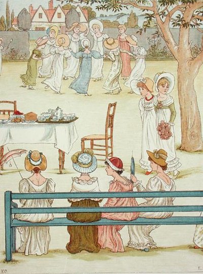 A Garden Party by Kate (after) Greenaway