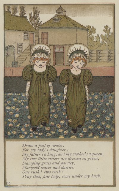 Draw a pail of water by Kate (after) Greenaway