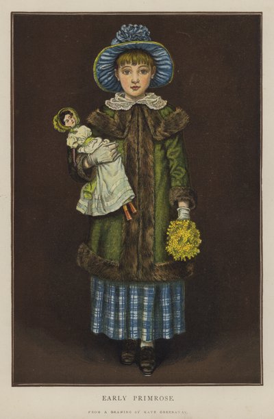 Early Primrose by Kate (after) Greenaway