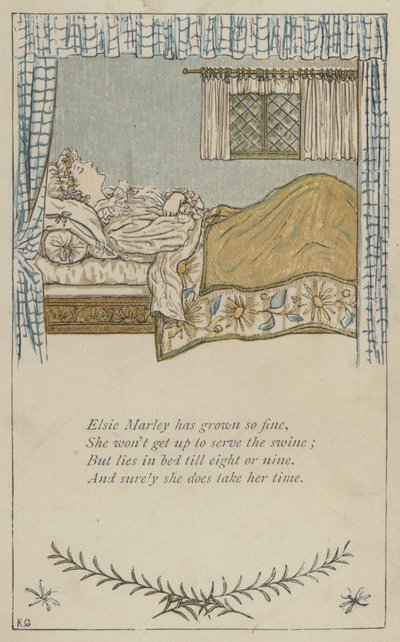 Elsie Marley Has Grown So Fine by Kate (after) Greenaway